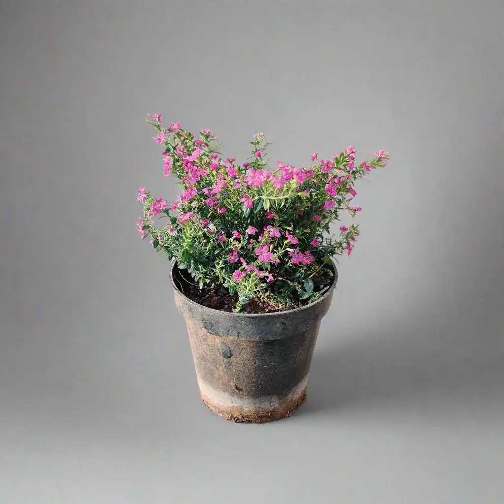 Cuphea Plant | Cuphea hyssopifolia | Mexican Heather - Rustic pot.webp
